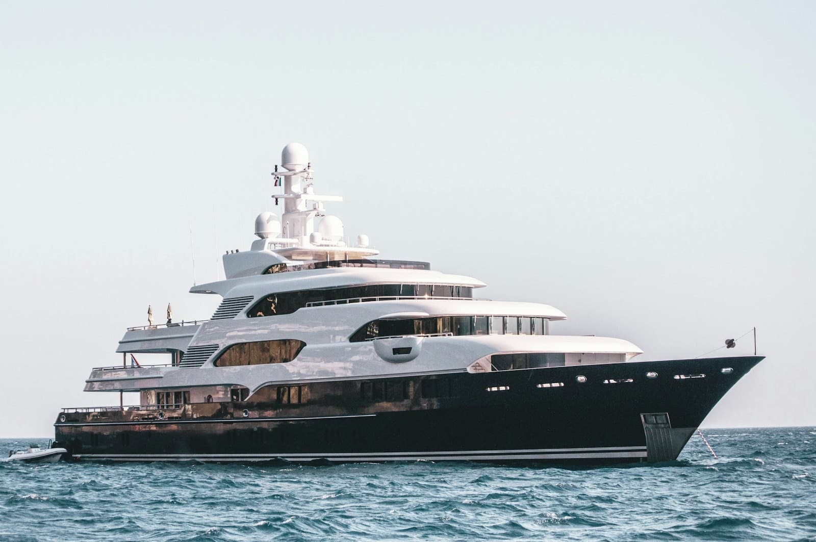 A commercial vessel whose operation depends on controlled risk